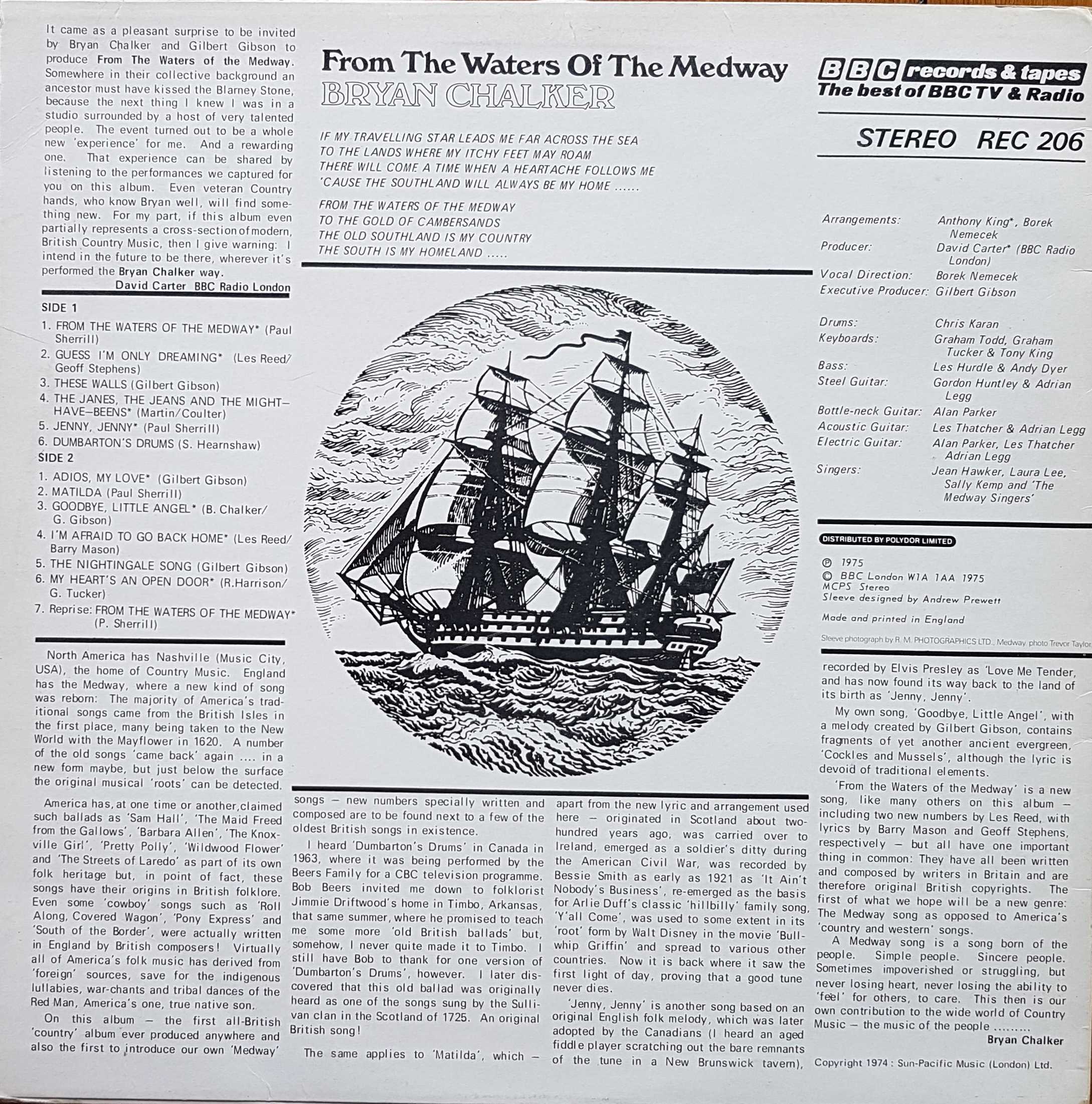 Picture of REC 206 From the waters of the Medway sound by artist Bryan Chalker from the BBC records and Tapes library